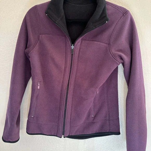 Purple Zip Up Sweatshirt - Picture 2 of 4